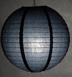 Schwarz lampion 25 cm