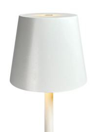 2 x Jeslu LED Lampe de table Blanc 38 cm aluminium - sans fil - rechargeable