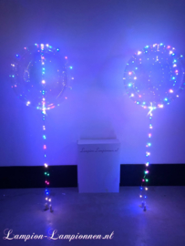 LED Ballon XXL - multicolor - 60 cm - verlichte ballon
