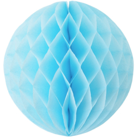 5 x Licht blauwe Honeycomb 35 cm