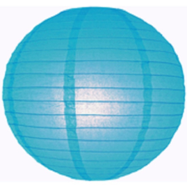 Lampion bleu 25 cm