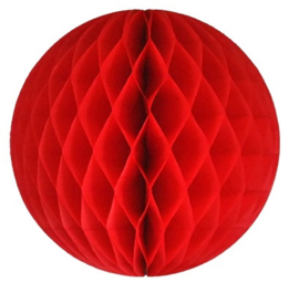 5 x Honeycomb / Wabenball rot 35 cm