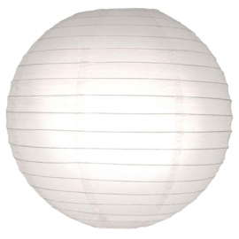 Lampion blanc 60 cm - 5 pièces
