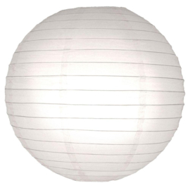 Lampion blanc de 60 cms, rétardateur de flamme