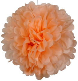 5 x PomPom pfirsich orange 35 cm