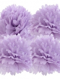 Pompon violet clair 35 cm