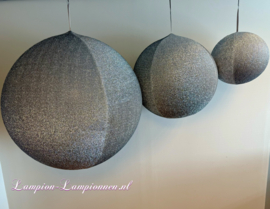 Opblaasbare Glitterbal Zilver 40 cm - Brandvertragend