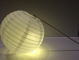 Lampionnenoptocht pakket - 50 x Verlichte lampion met  stokje
