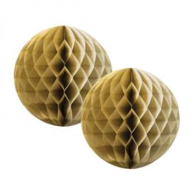 5 x Gouden Honeycomb 35 cm