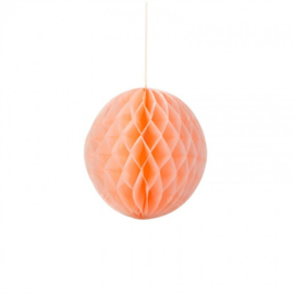 Honeycomb / Wabenball pfirsich orange 35 cm