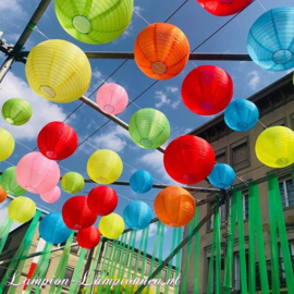 Rot Lampion Nylon 45 cm