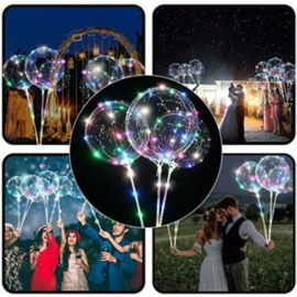 5 x Led Ballon XL Stab 70 cm