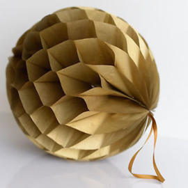 Honeycomb / Wabenball gold 35 cm