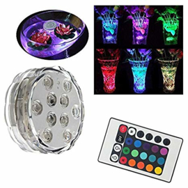 4 x LED decoratie unit 7 cm Multicolor