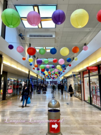 Lampion schwer entflammbar grün 25 cm