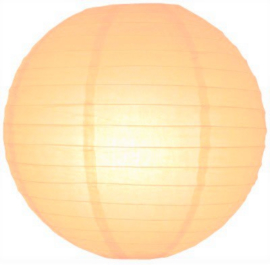 Pfirsich orange lampion 25 cm