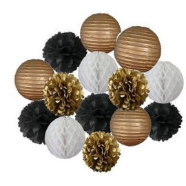 Gouden Honeycomb 35 cm