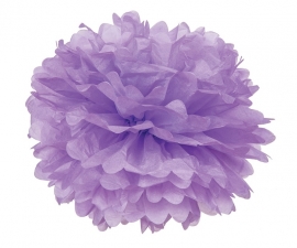 Pompon violet clair 35 cm