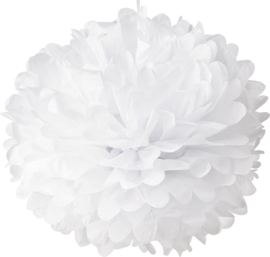 5 x Witte PomPom 35 cm