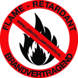 Brandvertragende spray 1 liter nylon lampionnen