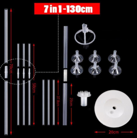 Ballon standaard / statief 130 cm - ballonnen boom - ballonnenboog