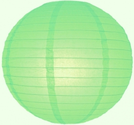 Lampion licht groen (kleur 1) 45 cm