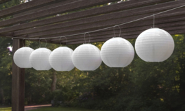 Solar Lampion rund warm weiß 35 cm (Solarenergie)