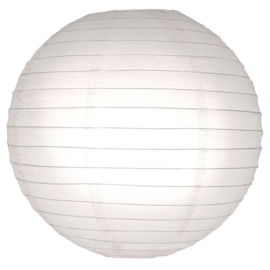 Lampion blanc 90 cm - 5 pièces