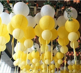 Lampion jaune 45 cm