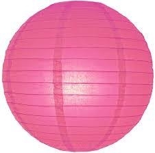 Lampion fuchsia roze 45 cm