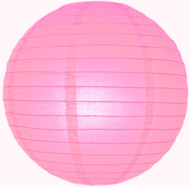 Brandvertragende lampion roze 45 cm - brandwerend