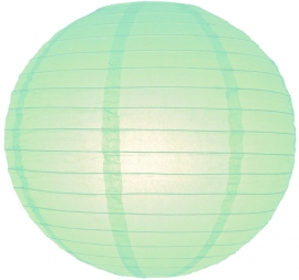 Lampion vert menthe 35 cm