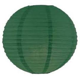 Lampion vert foncé 45 cm