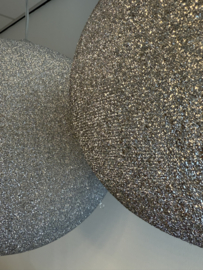 Opblaasbare Glitterbal Zilver 40 cm - Brandvertragend