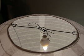 Lampion blanc à Led 35 cm