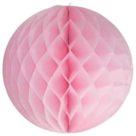 5 x Licht roze Honeycomb 35 cm