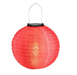 Solar Lampion rund rot 35 cm (Solarenergie)