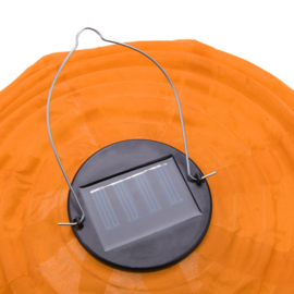 5 x Solar Lampions rund orange 35 cm (Solarenergie)