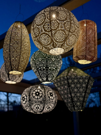 35 x Lampions Solaire Paquet d'extérieur avec motif