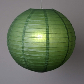 Lampion donker groen 25 cm