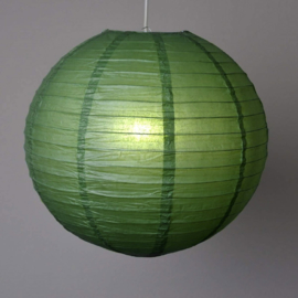 5 x Lampion vert foncé 35 cm