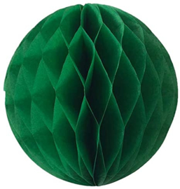 5 x Honeycomb / Wabenball dunkelgrün 35 cm