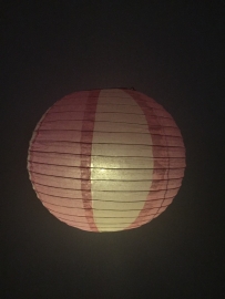 Hellpink / pink lampion 35 cm