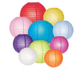 Lampion paquet colorés