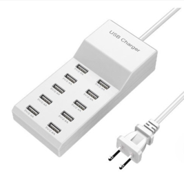 10-Port-USB-Ladegerät für Jeslu LED-Tischleuchte