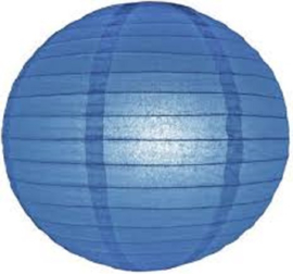 5 x Lampion bleu foncé 45 cm