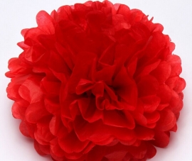 Pompon rouge 35 cm