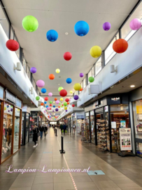 5 x Lampion vert 45 cm