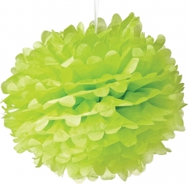 Pompon vert clair 35 cm