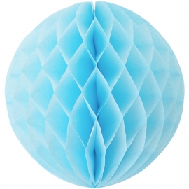 Licht blauwe Honeycomb 35 cm